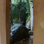 La Verna-L'ingresso alla grotta di Francesco